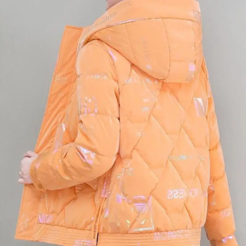 2025年冬新作 レディースファッション 洋風 ショート丈 コットンジャケット 光沢感 韓国風 ゆったり 厚手 暖かいカラー コットンジャケット