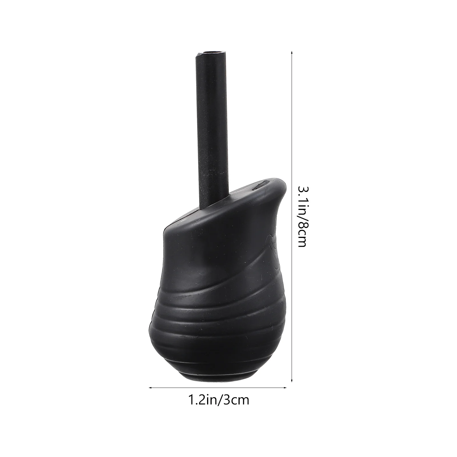 1 مجموعة مقبض الوشم سيليكون أسود مريح صديقة للبيئة الملحقات قبضة مقبض سيليكون لوازم الملحقات