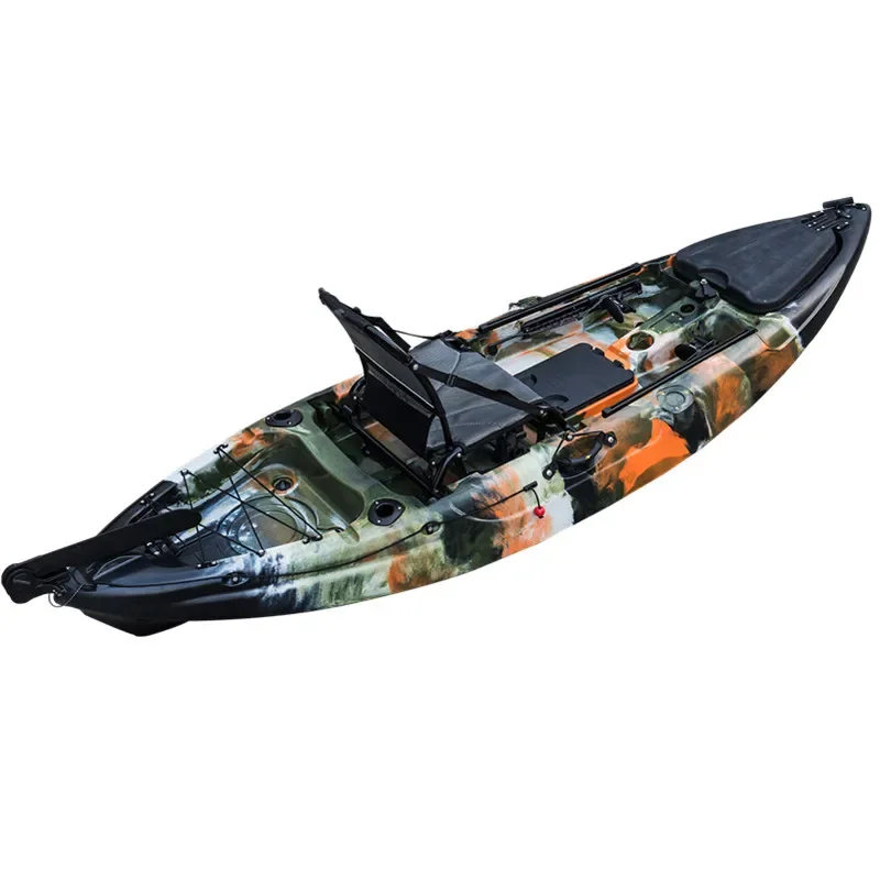 Kayak da pesca da 2,9 m in plastica LLDPE kayak da pesca per canoa a remi con fish finder per sport acquatici