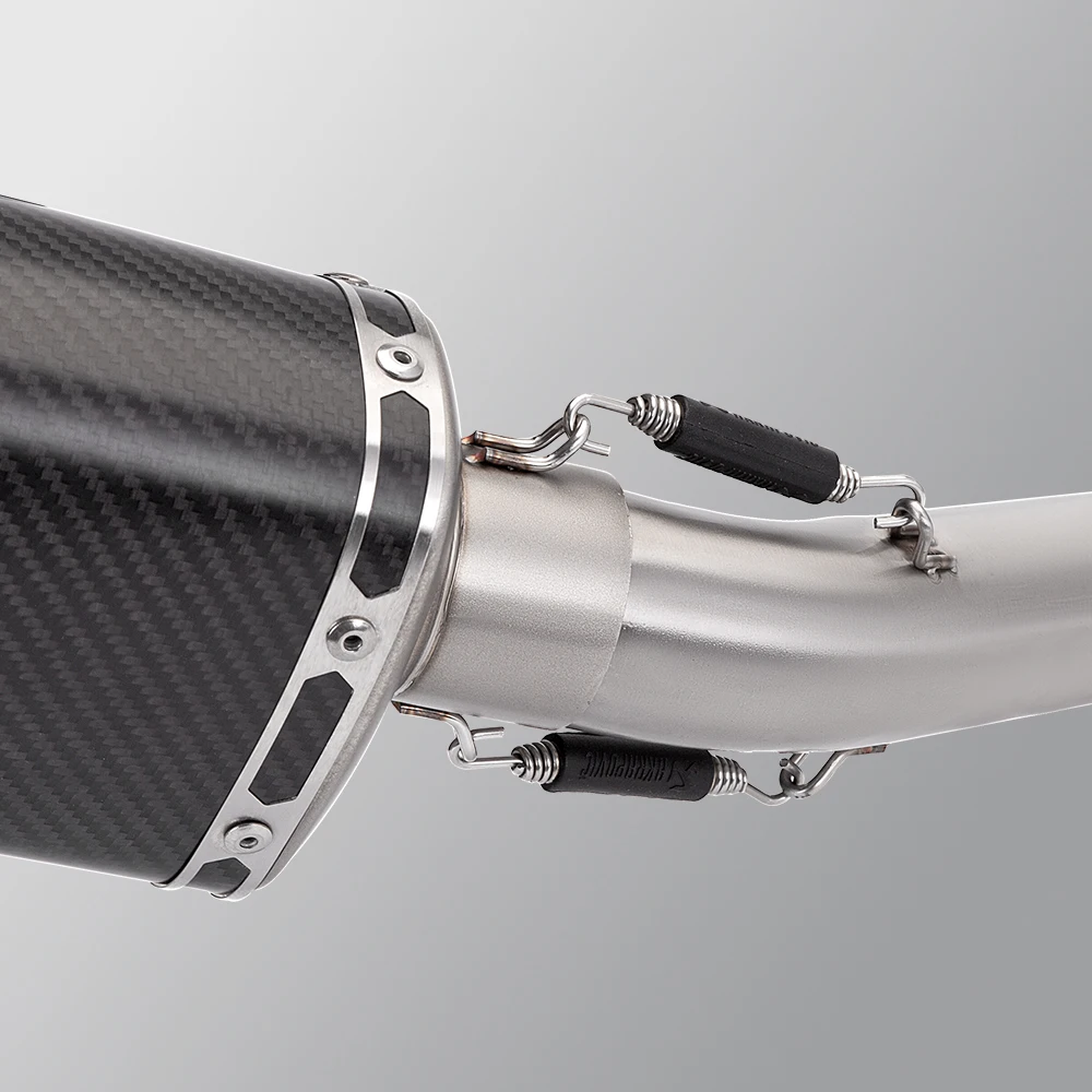Slip on For Yamaha MT09 MT09SP FZ09 XSR900 2021-2024 Motorcycle Exhaust Pipe Full System Modify Stainless Steel Front Link Pipe