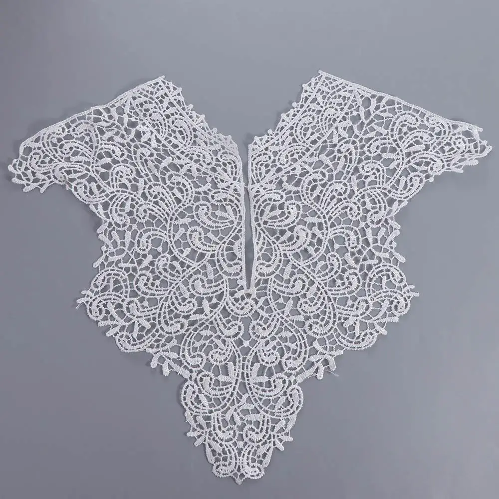 الملابس والاكسسوارات انفصال الدانتيل العنق طوق المطرزة النسيج الجوف العنق الجوف النساء العنق ملابس حريمي