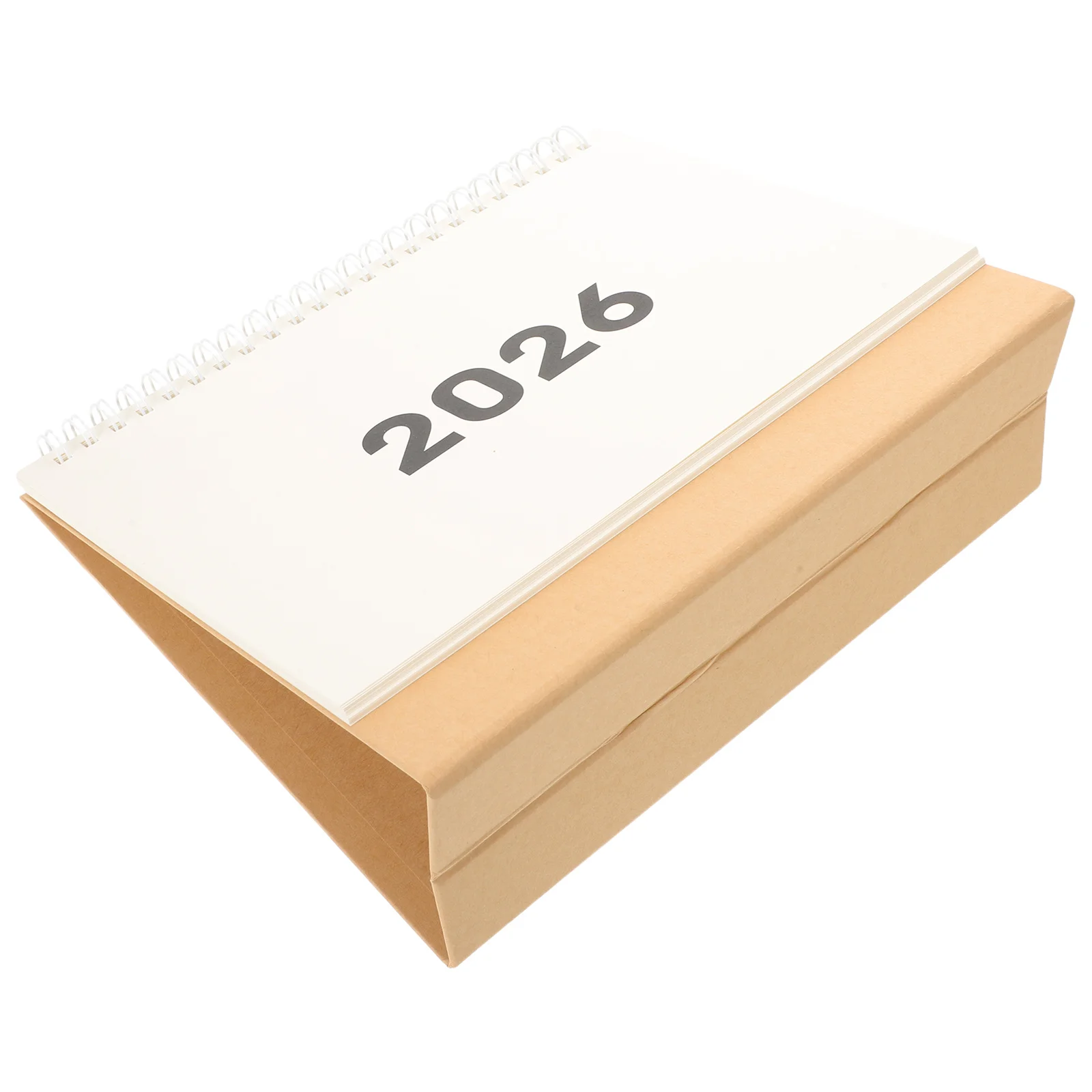 

1Set Small Mini Desk Calendar 2025-2026 18 Months Coverage Stand Up Tabletop Planner with Clean Design for Office Study Room