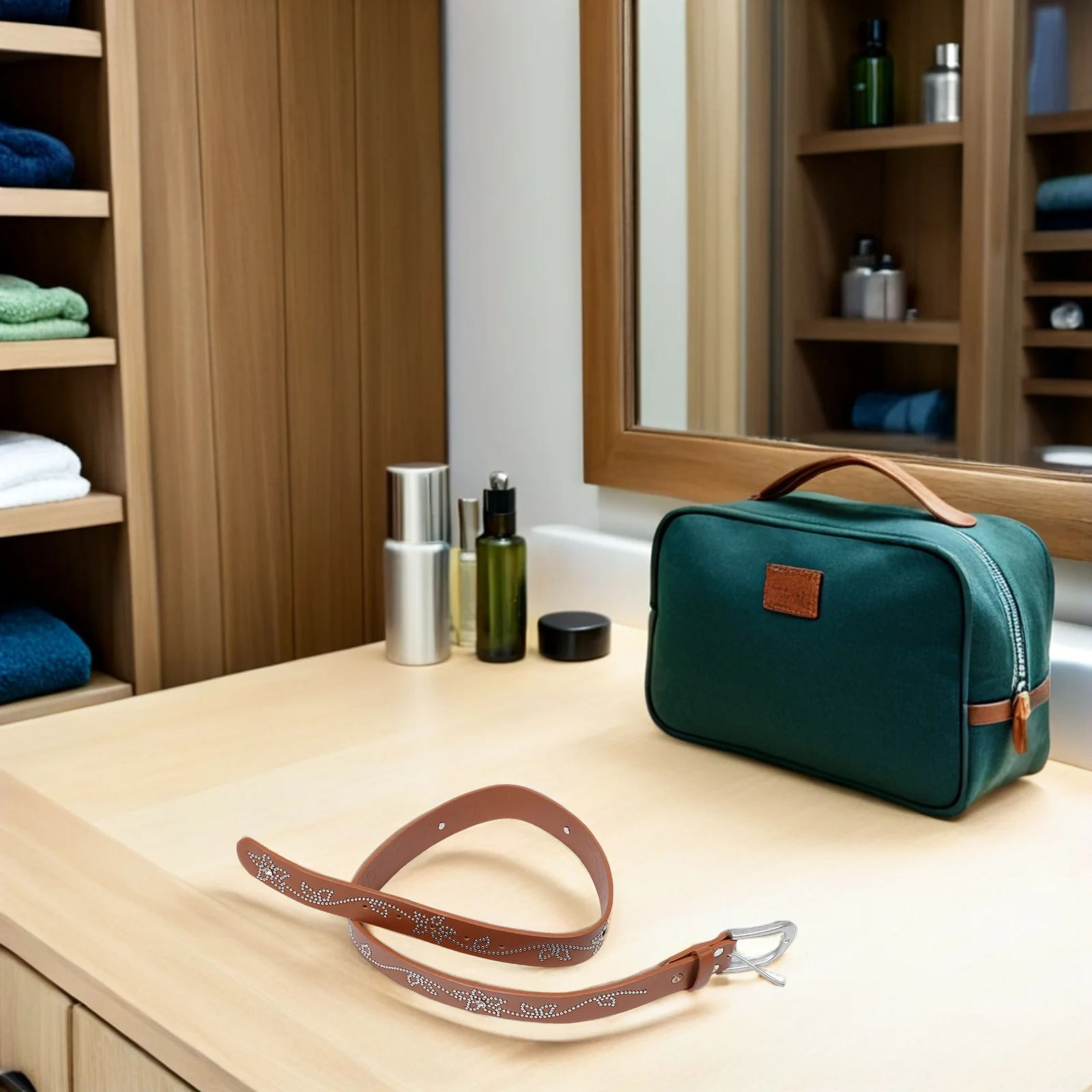 

Vintage Rivet Belt For Women Western Punk Style Adjustable Waistband Boho Buckle Belt For Dress Jeans Outfit