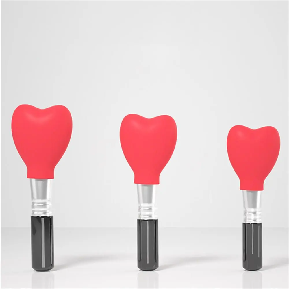 Regalos para mujer, tapa protectora para brochas de maquillaje con forma de corazón, cubiertas para brochas de maquillaje, estuche organizador para brochas de sombra de ojos, soporte para brochas de maquillaje