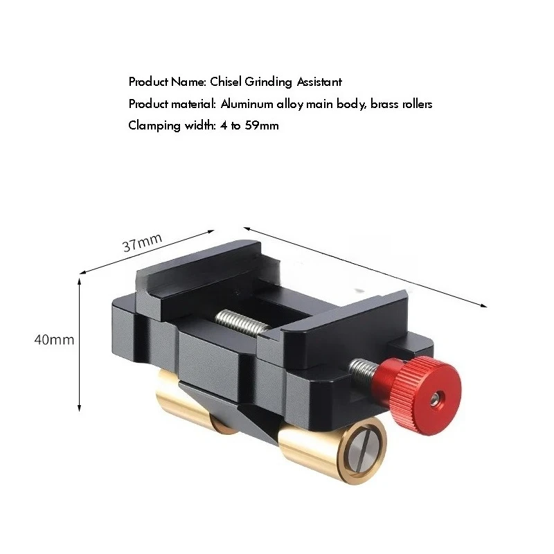 1Pc Honing System Roller Knife Grinding Stone Aluminum Alloy Fixed Angle Sharpener Knife Angle Sharpener Guide Bracket