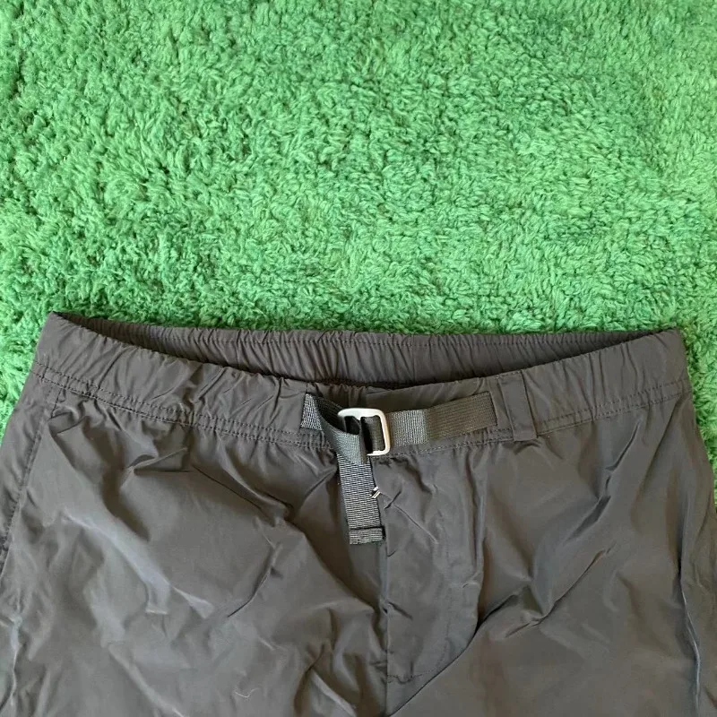 하이 스트리트 우리의 유산 블랙 나일론 드로우 스트링 바지 남성 여성 캐주얼 패션 편안한 바지 남성 의류