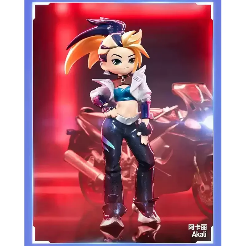 2024 New Product Original K/Da All Out League Of Legends Series Blind Box Ali Kasha Handmade Desktop Exquisite Ornament Gift