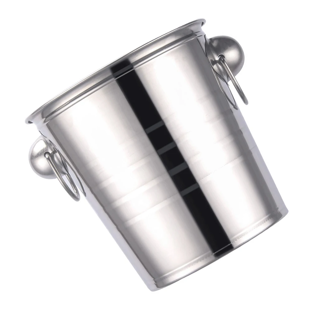 

Portable Ice Bucket Sturdy Anti Rust Small Cooler for Bottle Beverage Storage KTV Bar Party Bucket