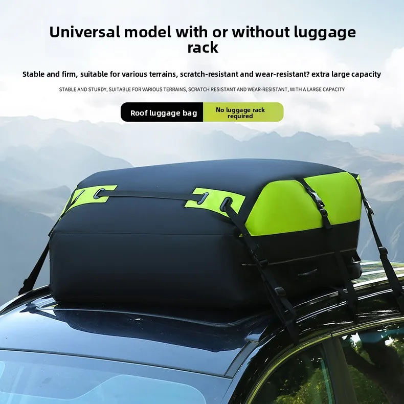 

Утолщенная универсальная складная водонепроницаемая сумка для багажа на крышу автомобиля без багажной полки