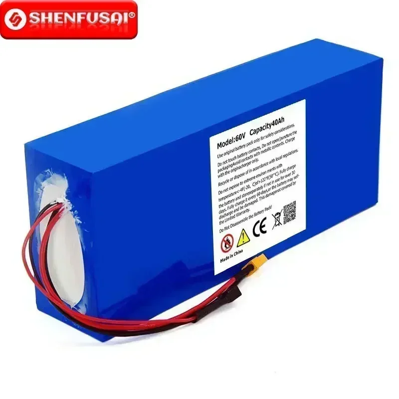 16s 4p 60V 18650 lithium battery  motorcycle, scooter battery, bicycle 1000W, 1500W 2000W motor