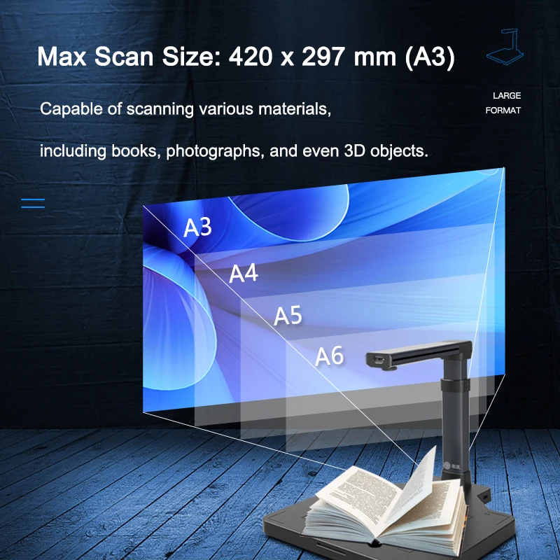 Escáner Portátil de Documentos - Document Camera Visualizer reseña y precio