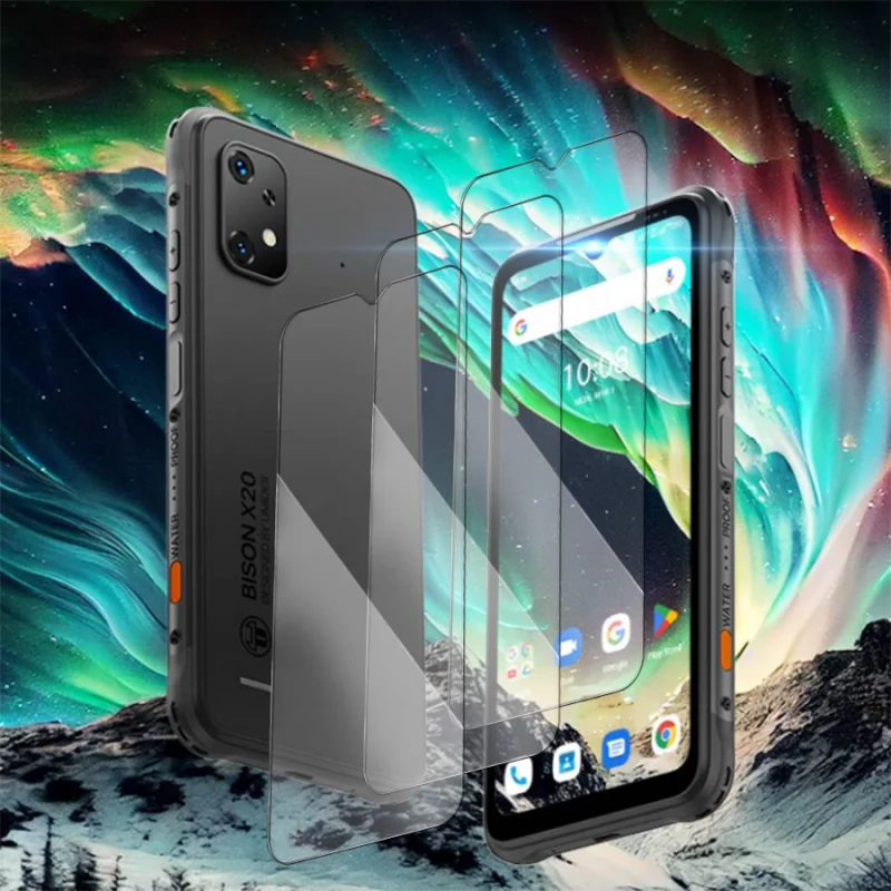 2PCS Tempered Glass For UMIDIGI Bison X20 Protective Film Screen Protector Phone Cover For UMIDIGI Bison X20