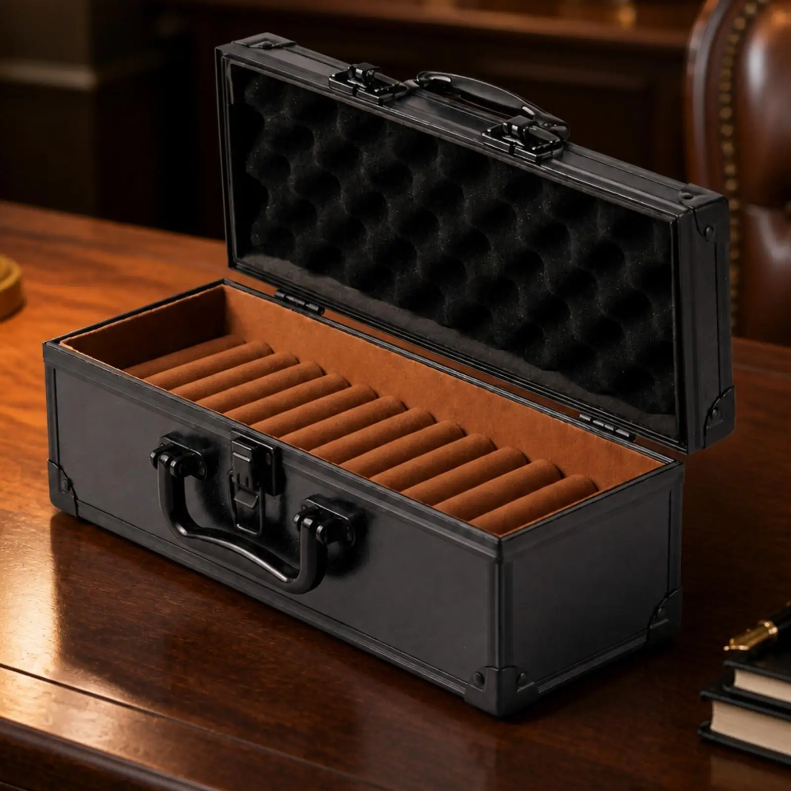 Portable Bracelet Organizer Box with Handle 15 Slot 7 Portable Bracelet Organizer Box with Handle 15 Slot