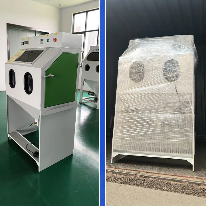 Dust-free Manual Sandblasting Machine for Small Hardware Molds   rust Removal   Polishing   and Refurbishment