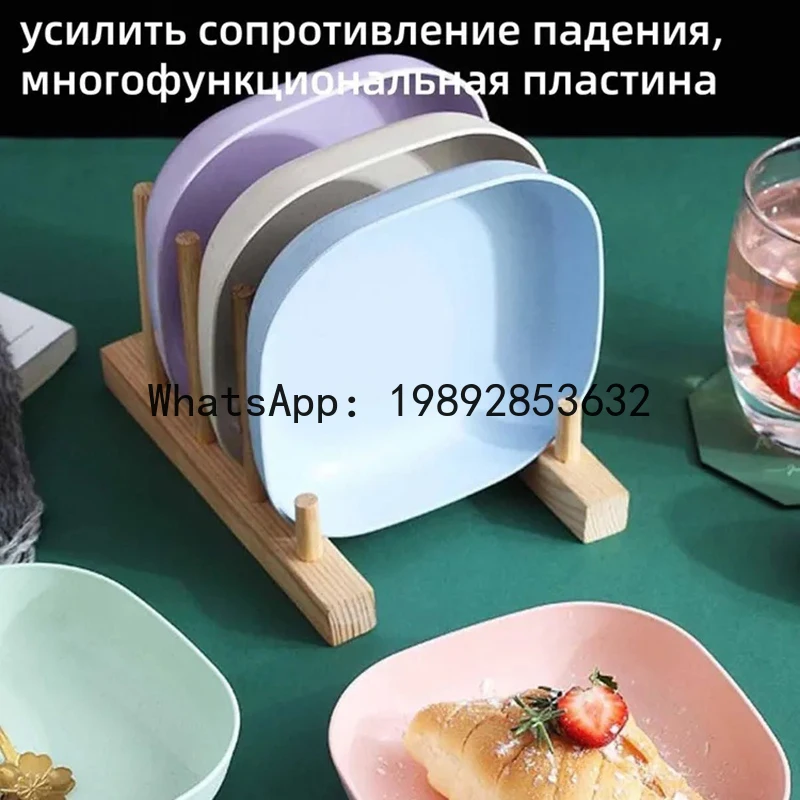 Creative Plastic Bone-Shaped Serving Dishes For Home Use Random Colors 10 Pieces