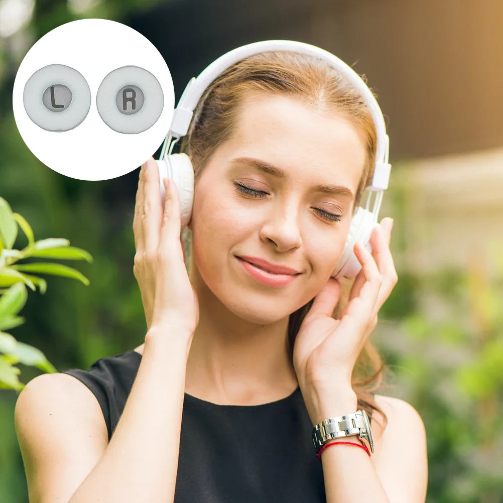 

1Pair Earphone Cushion Earpad Protein Material Soft Comfortable Durable T500bt Tune600btnc T450bt Replace Old Pads New
