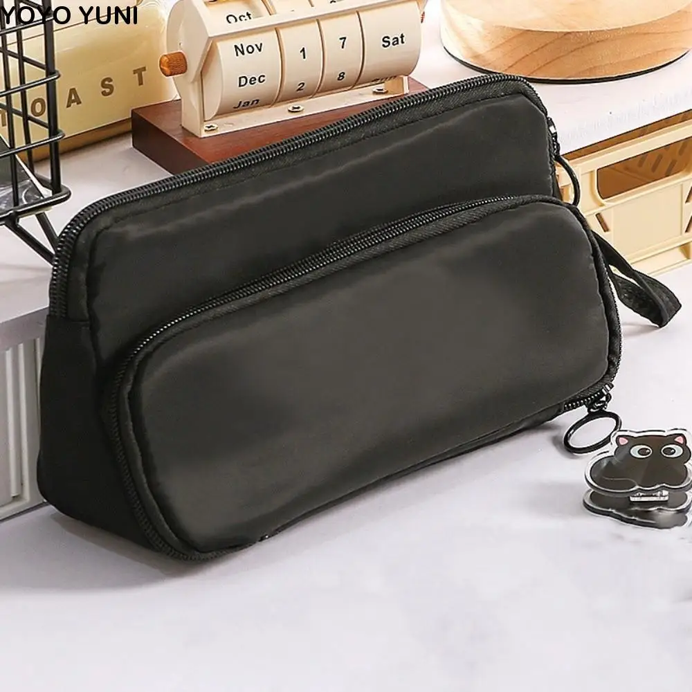 

Fashion Double-layer Ladder Pencil Case Large Capacity Zipper Kawaii Pencil Bag Creative INS Style Stationery Bag School