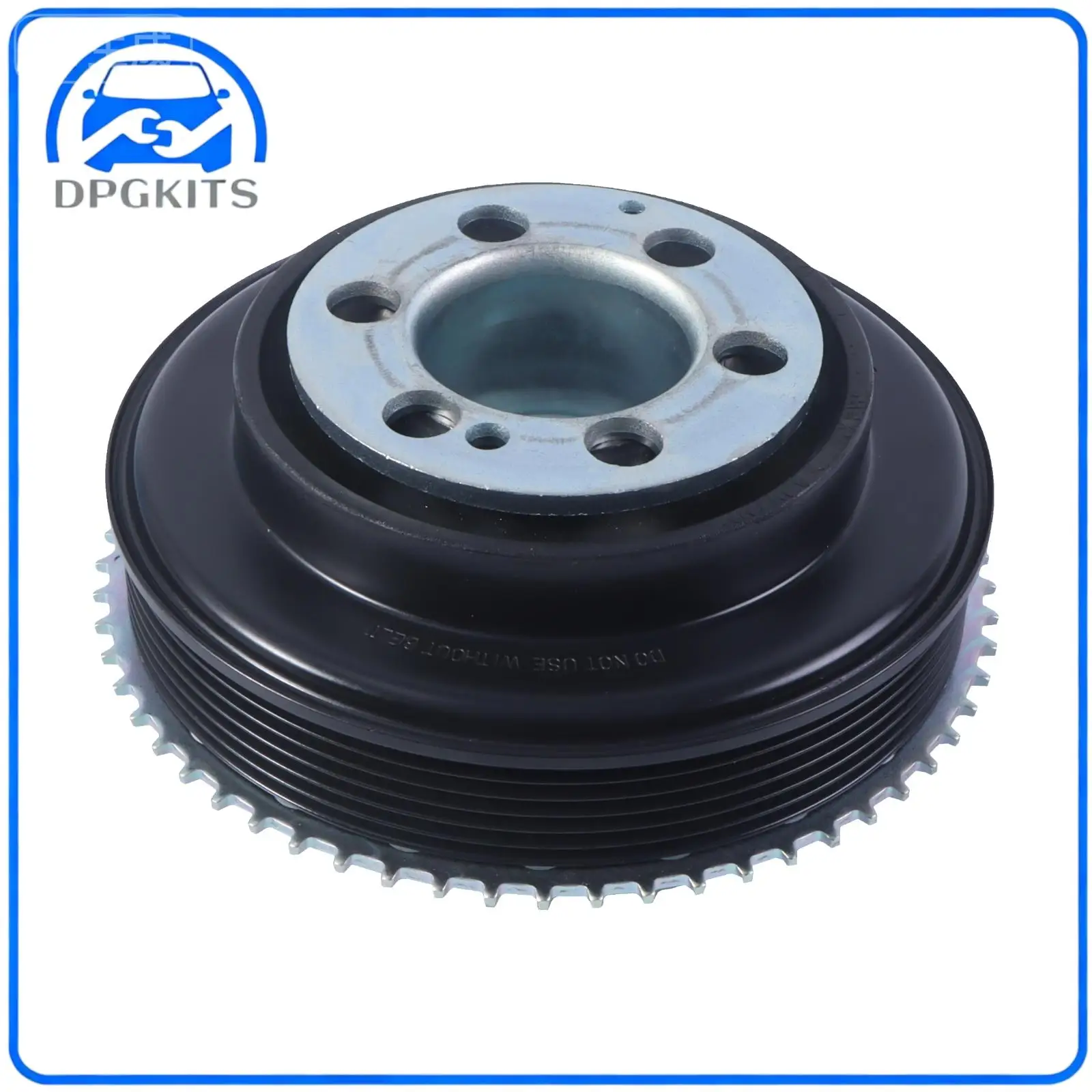 DPGKITS 1pc Crank Shaft Belt Pulley LR078547 For Land Rover LR2 Range Rover Evoque 2.0L Engines & Components Parts