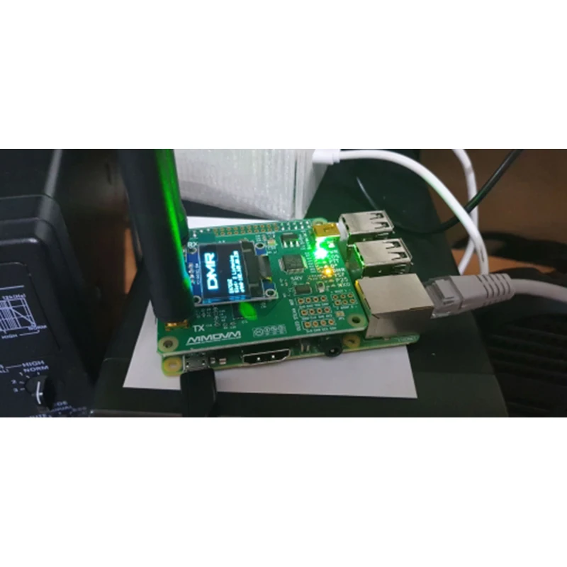 Hotspot Dupleks V1.3 MMDVM Baru Mendukung P25 DMR YSF NXDN DMR SLOT 1 dan SLOT 2 dengan Oled dan Usb untuk Raspberry Pi