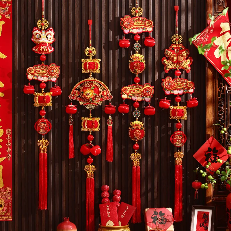 

2026 New Year of the Horse Pendant New Year Living Room Shopping Mall Store New Year Decoration New Year Goods Hanging Decor