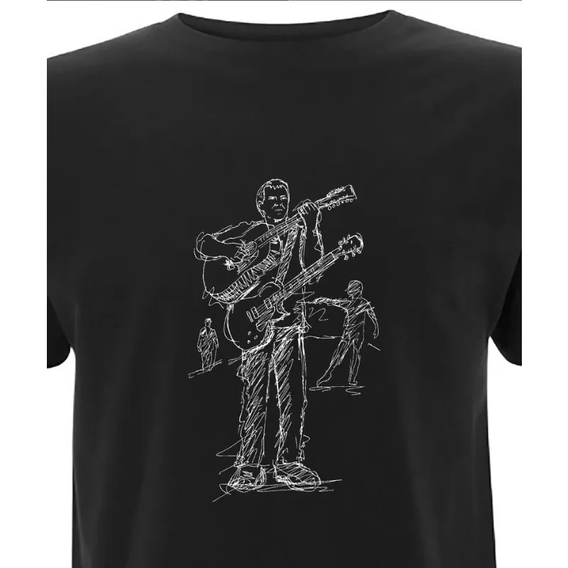 

2024 Alex Lifeson – Rush Rock T Shirt Men's T Shirt Gifts for men Cotton Tee cool tee