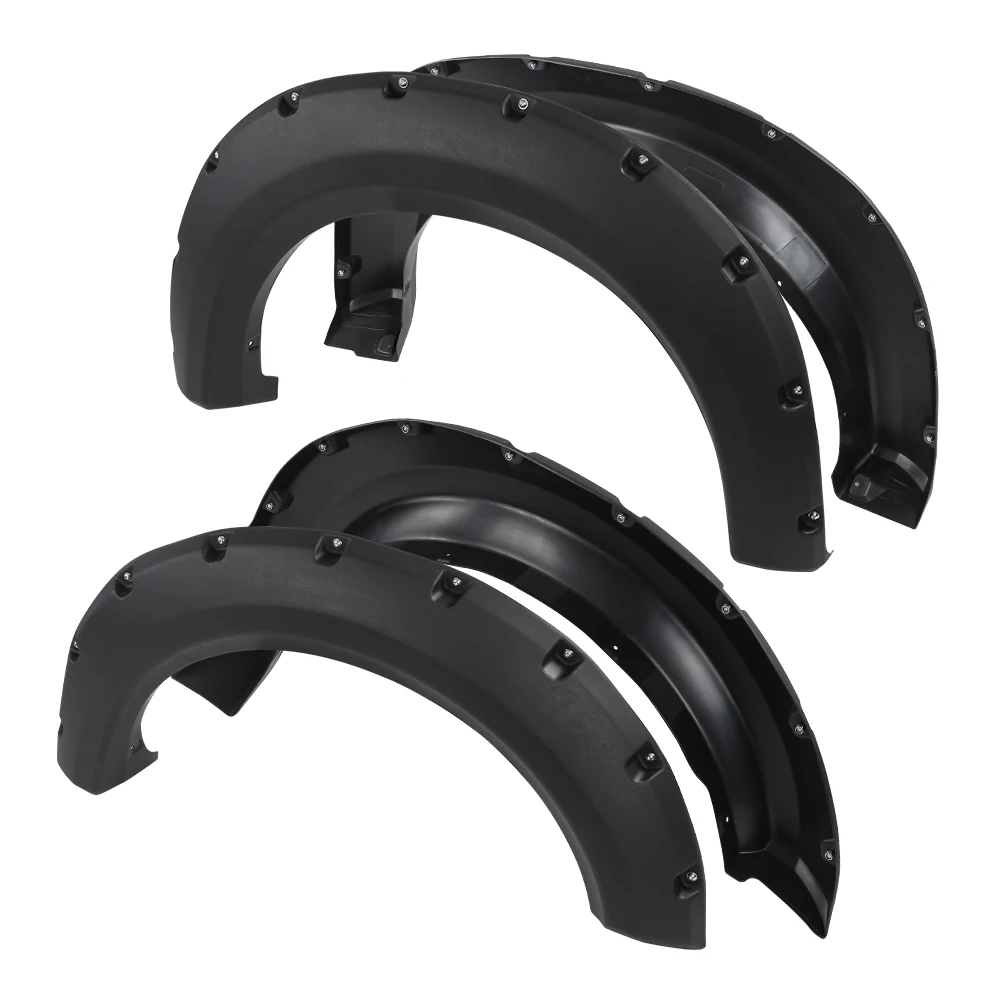 Fender Flares Fit For 2009-2014 Ford F150 F-150 Pocket Rivet Style Bolt on Wheel