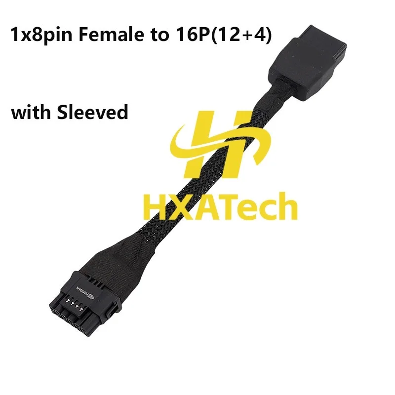 PCIE 8Pin to 16Pin(12+4) Graphics Card Power Adapter Cable 1x8pin 2x8pin 3x8pin 4x8pin Female to 16pin 12VHPWR For RTX4090