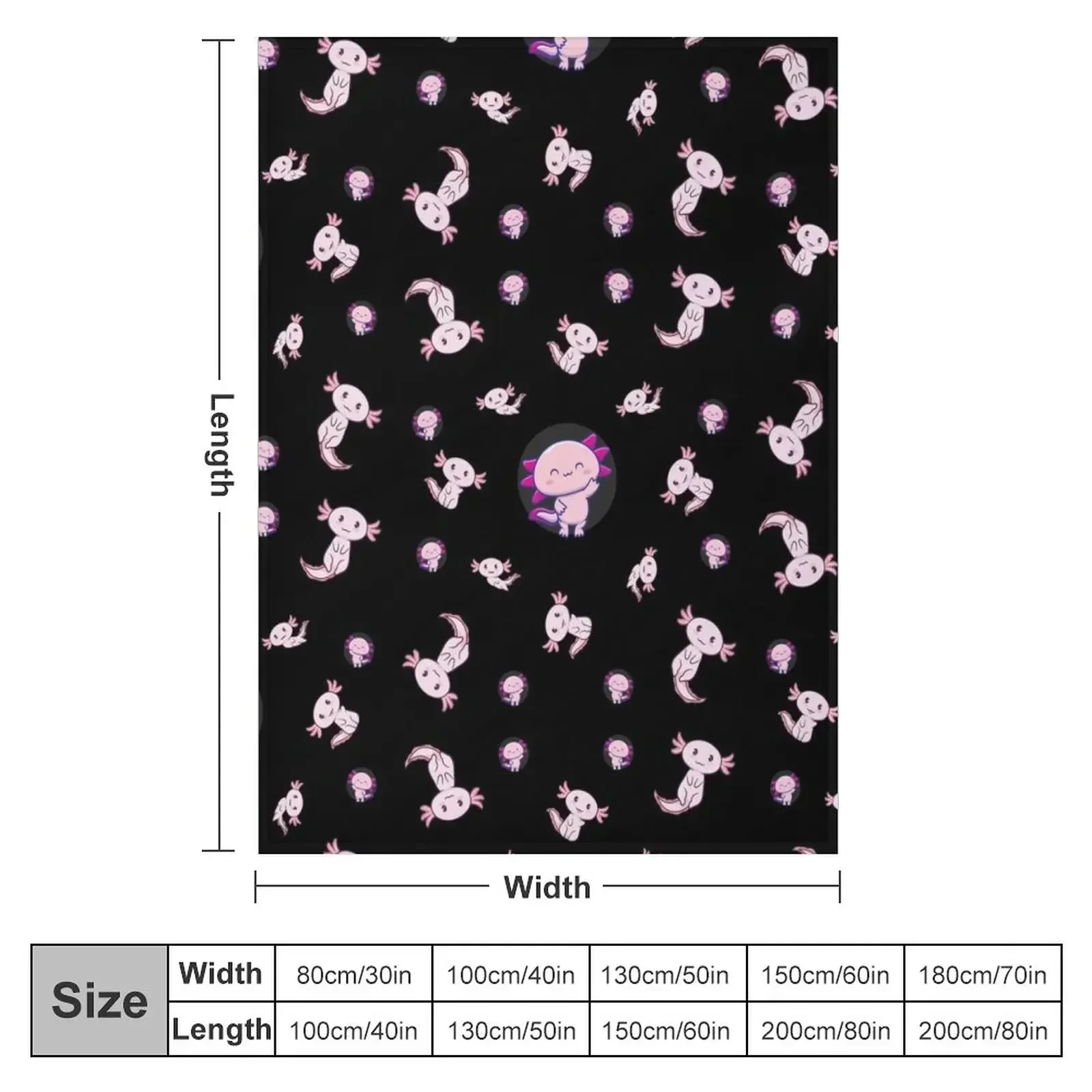 i axolotl questions Throw Blanket Beautifuls Summer Furry Blankets