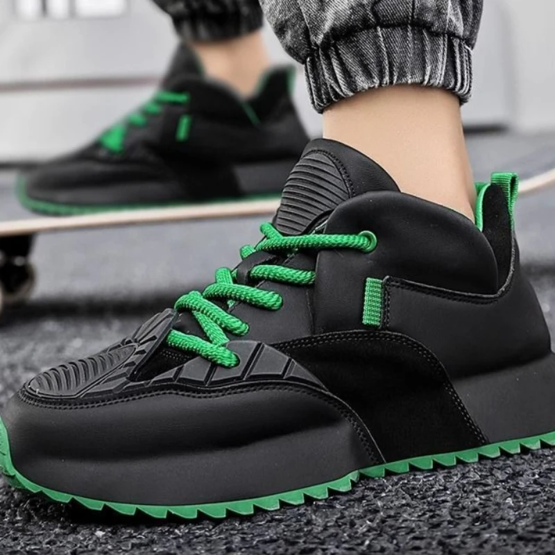 2025 الرجال النعال الشبح سميكة وحيد أبي أحذية الصيف تنفس أحذية رياضية غير رسمية حذاء كاجوال