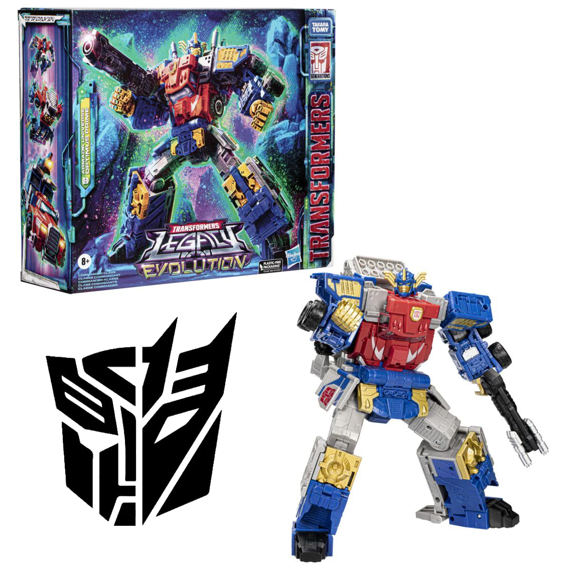 Hasbro Transformers Legacy: Evolution Armada Universe Optimus Prime Model Toy Anime Action Figures Collect Free Shipping