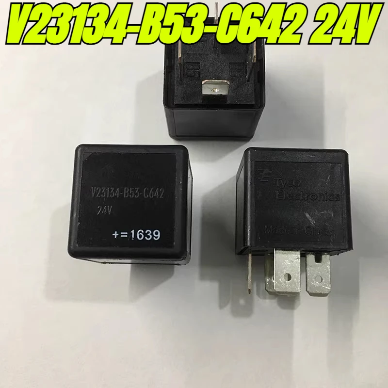 

（Brand New Original）1pcs/lot 100% original genuine relay:V23134-B53-C642 24V 4pins TE Automotive relay