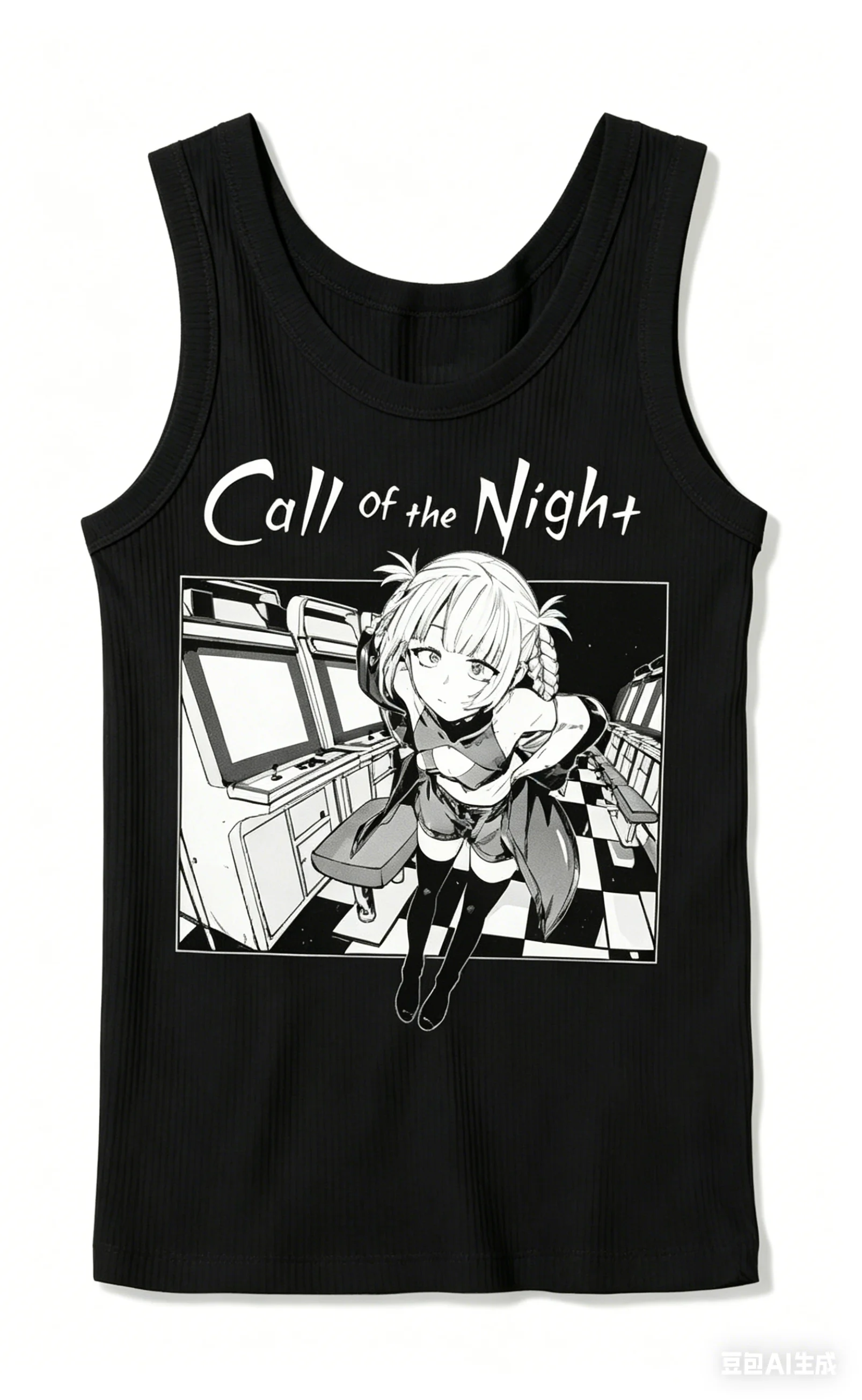 Call Of The Night New Model Ribbed Tank Streetwear Anime Lover personality Clothes Year round clothing Unisex soft high quality