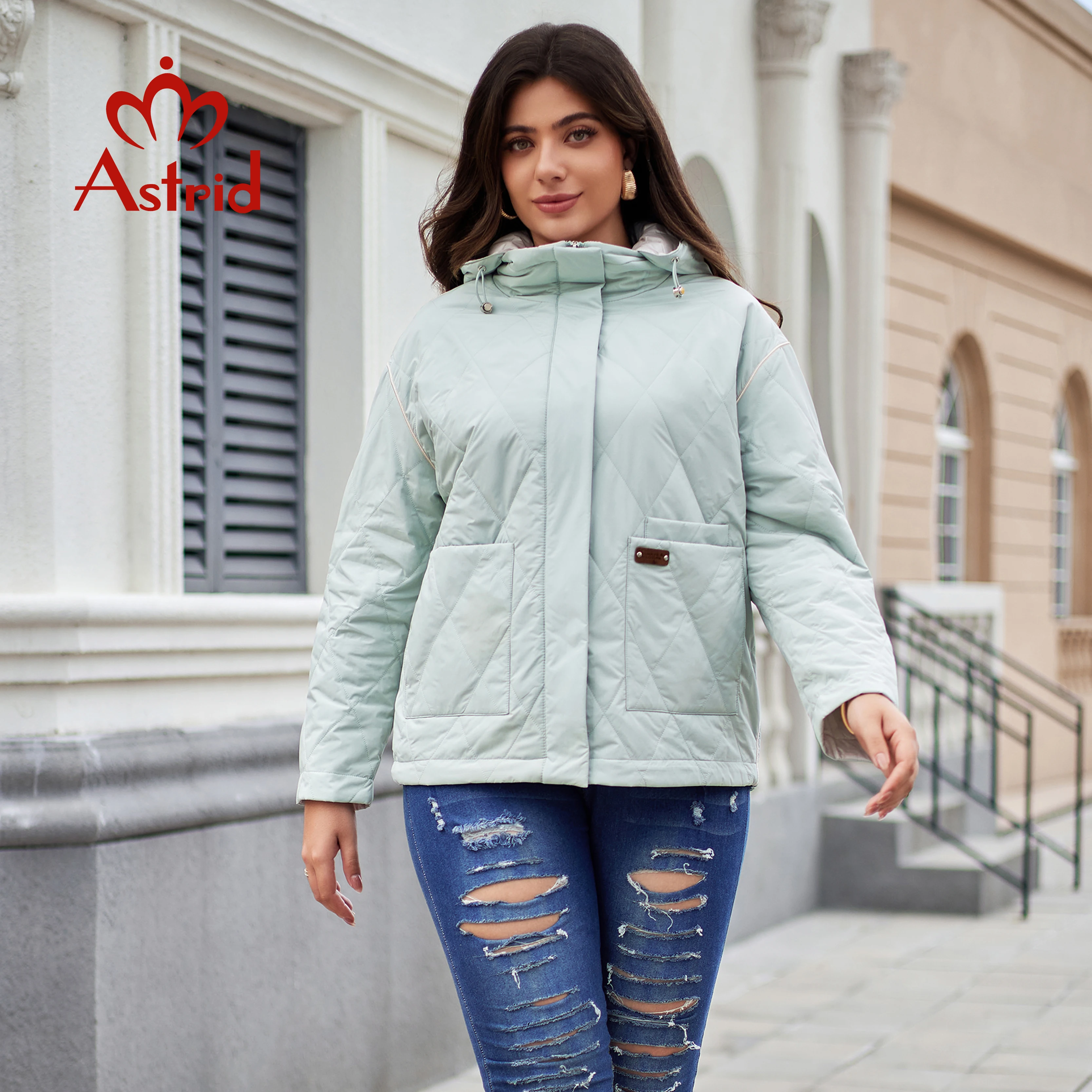 Astrid Women\'s Autumn Winter Parka Plus Size Woman Clothing Padding Warm Hood Female Quilted Jacket Lady 2024 New In Coats 10637