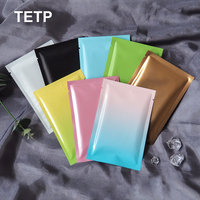 TETP 100Pcs Small Colored Aluminium Film Top Open Bag Heat Seal Powder Candy Tea Liquid Packaging Storage Favors Wholesale