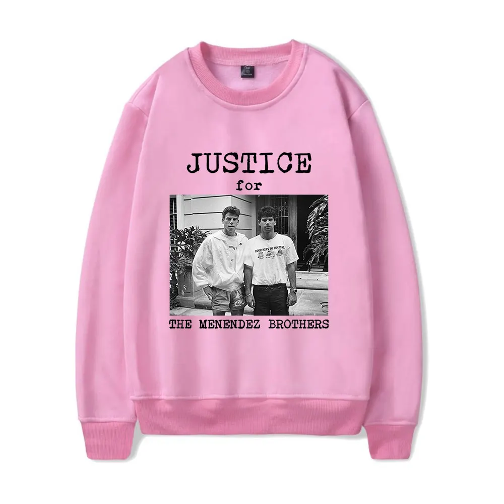 Justice For Menendez Brothers Vintage jaren '90 Merch Sweatshirt Mannen Vrouwen Sport Pullover Harajuku Sweatshirt Mode Unisex Trui