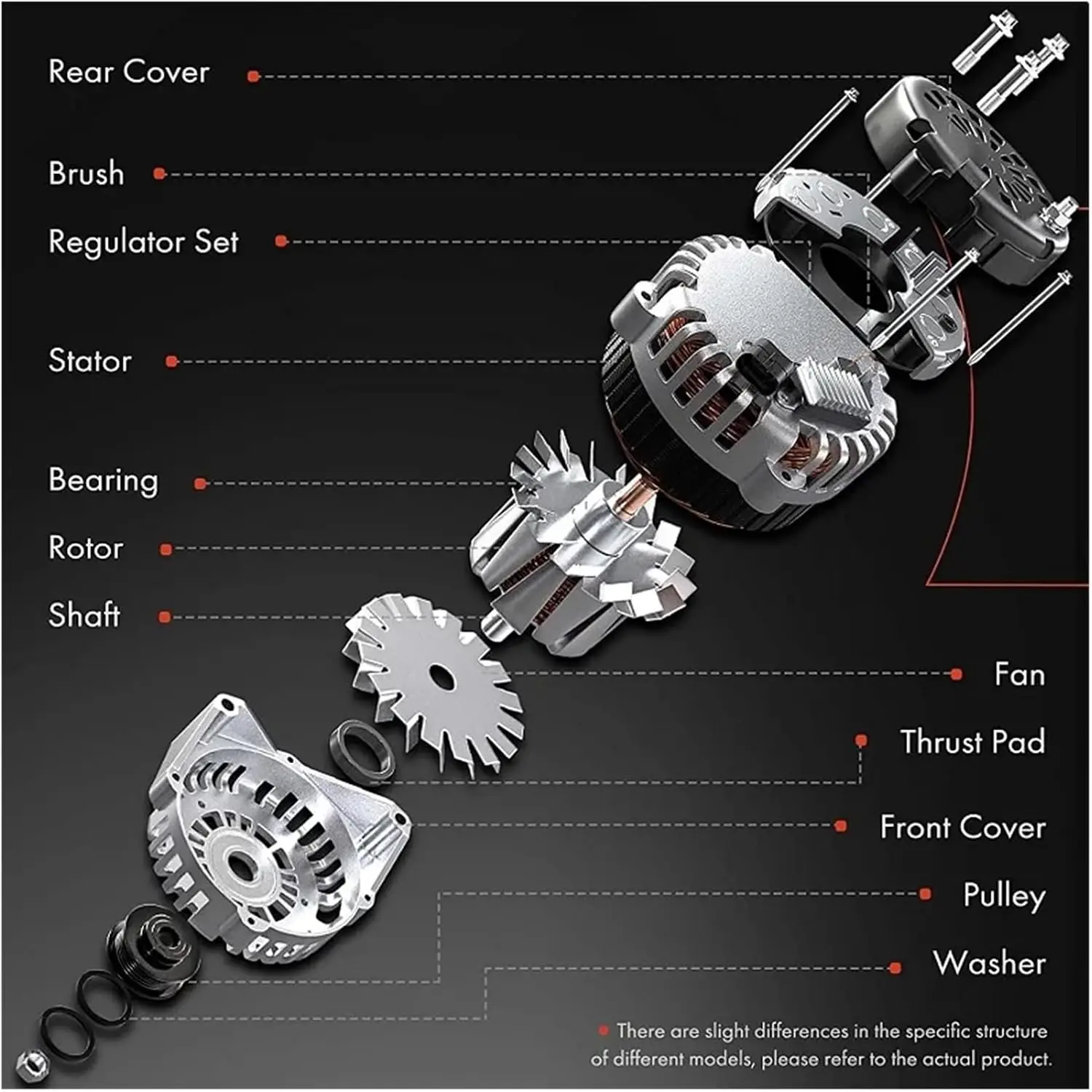Alternator for Toyota Crown 3.0L for Lexus ES350/RX350 3.5L 2006-2015 27060-0P060 27060-0P130 27060-31140 104210-5010