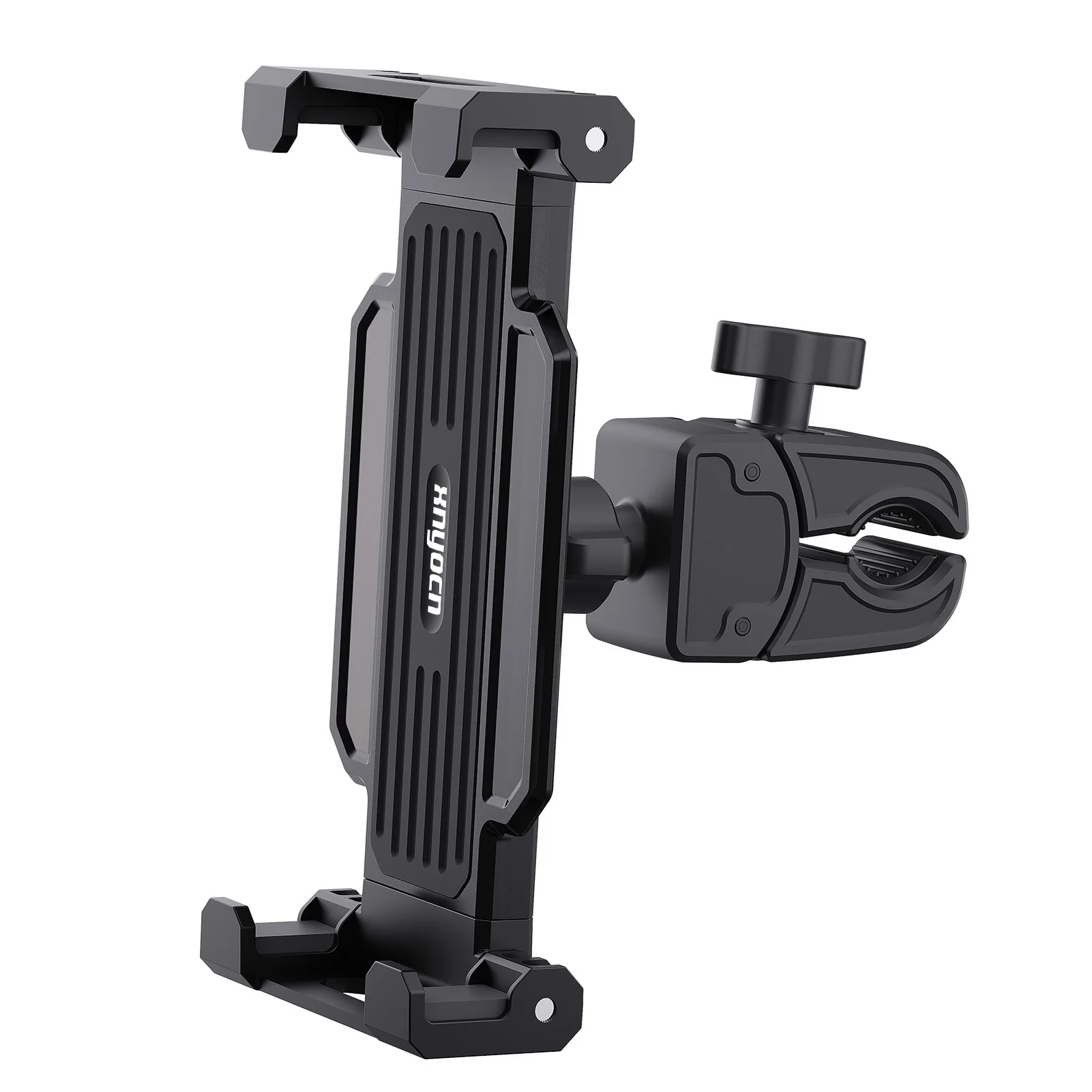 Xnyocn Bike Tablet Holder Indoor Gym Treadmill Handlebar Bracket Stand for Tablet Mobile Phone Support for 4-12inch Devices IPad