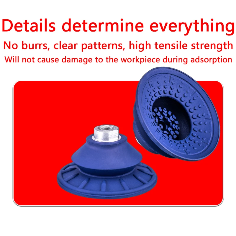 SAB Series Vacuum Suction Cups SAB22/30/40/50 Manipulator Corrugated Sucker Strong Force Nitrile Rubber Industrial Accessories