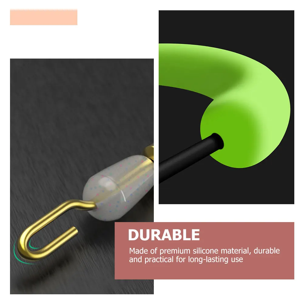 

25pcs Silicone Float Stopper Premium Bobber Stoppers Copper Head Connector For Sliding Seat Drift Stopper Fishing Tackles Tool