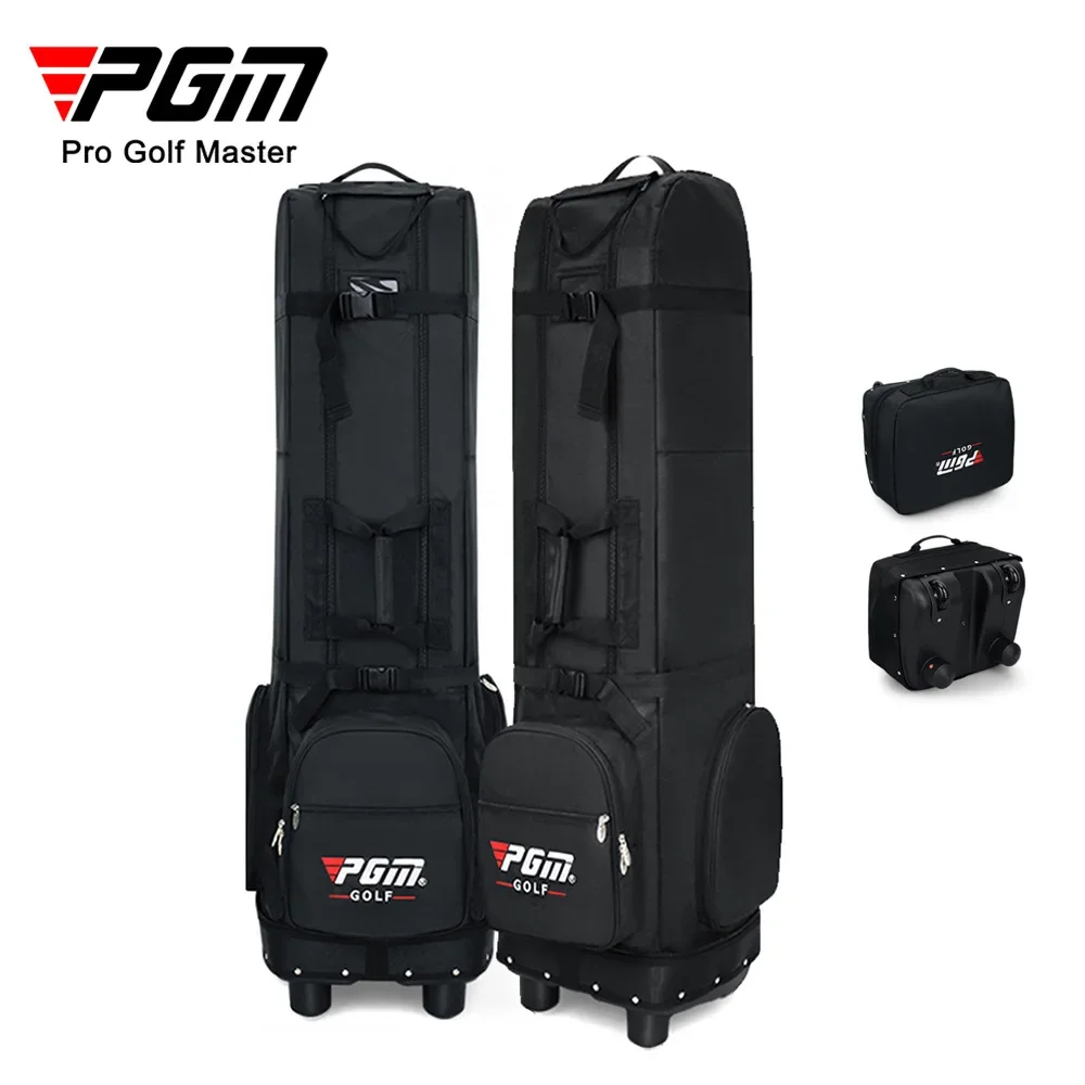 PGM Golf Aviation Bag Foldable Airplane Travelling Thickened Golf Bags Large Capacity Storage Bag Travel Bags with Wheels HKB012