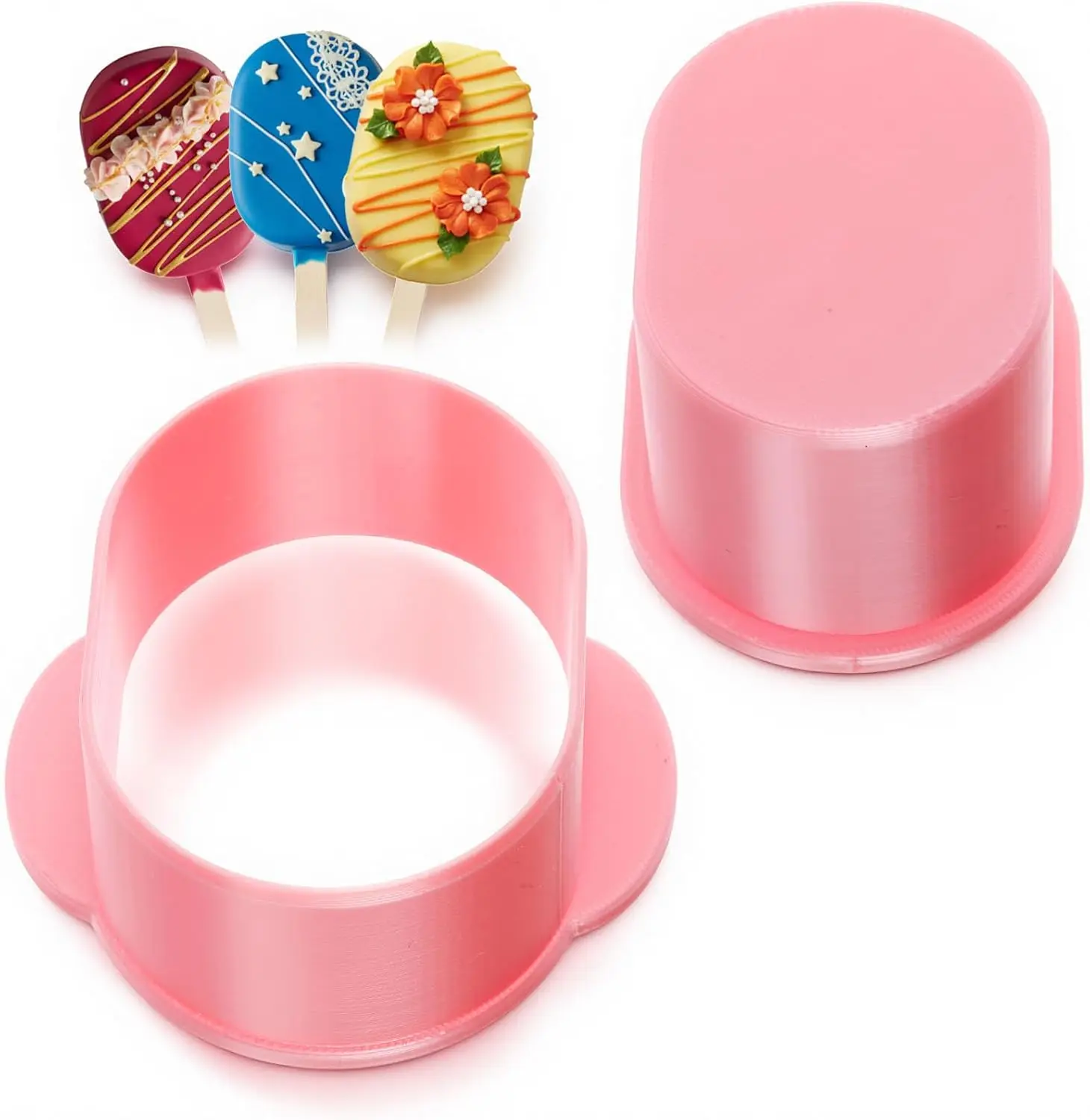Cakesicle Cutter Mold with Pusher Press for Cake Pops Baking Tools for Home Use Ideal for Birthday Wedding Dessert Making