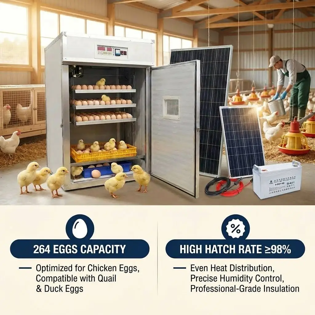 High Quality Chicken Egg Setter Incubator Hatcher Hatching Eggs Machine