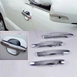 For Kia Sportage 2 KM 2005 2006 2007 2008 2009 2010 Chrome Car Door Handle Cover Catch Trim Catch Cap Stickers Car Styling