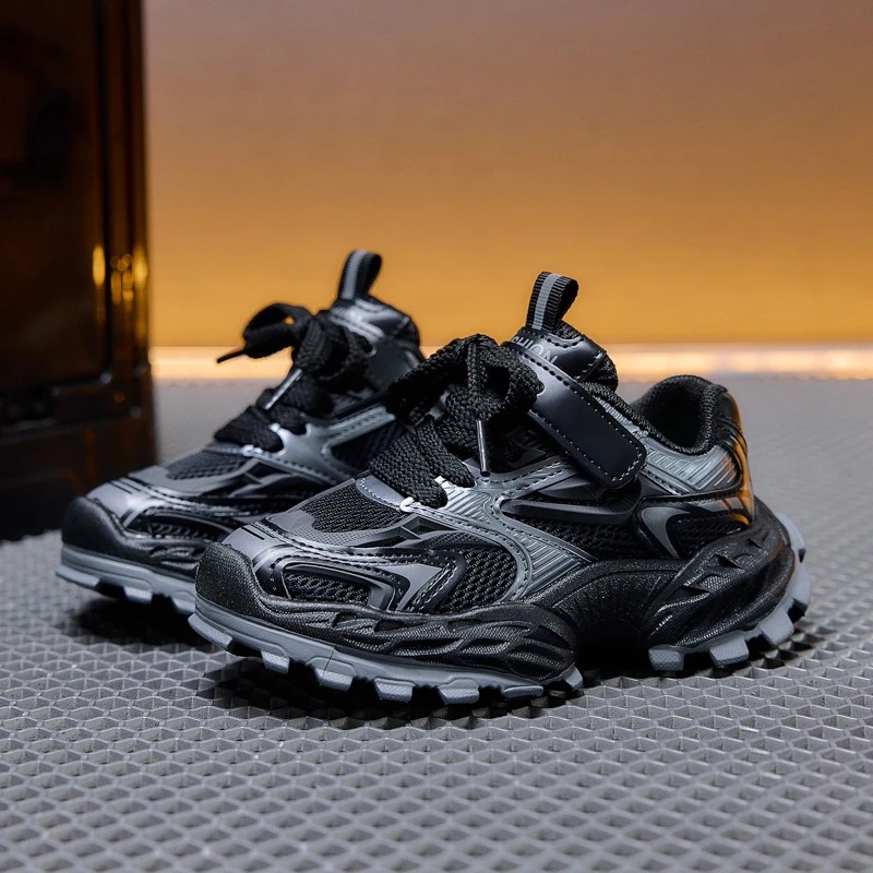 Kinder-Sneaker Atmungsaktive Mesh-Laufschuhe Rutschfeste Trendige 2026 Herbst Neue Jungen Mädchen Freizeitschuhe Bequem – Detail 5
