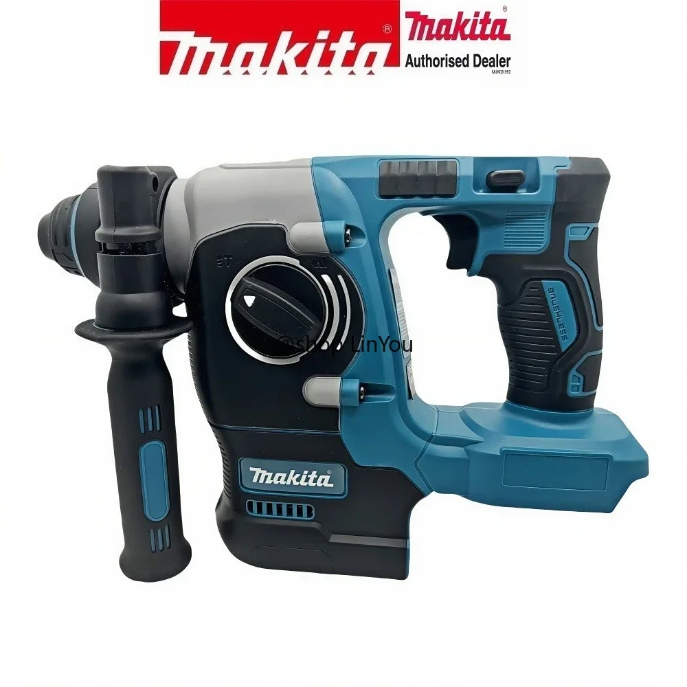 Makita HR27318V perceuse à percussion rotative sans fil, marteau électrique à 3 modes pour béton, métal, bois avec outil électrique à lumière LED