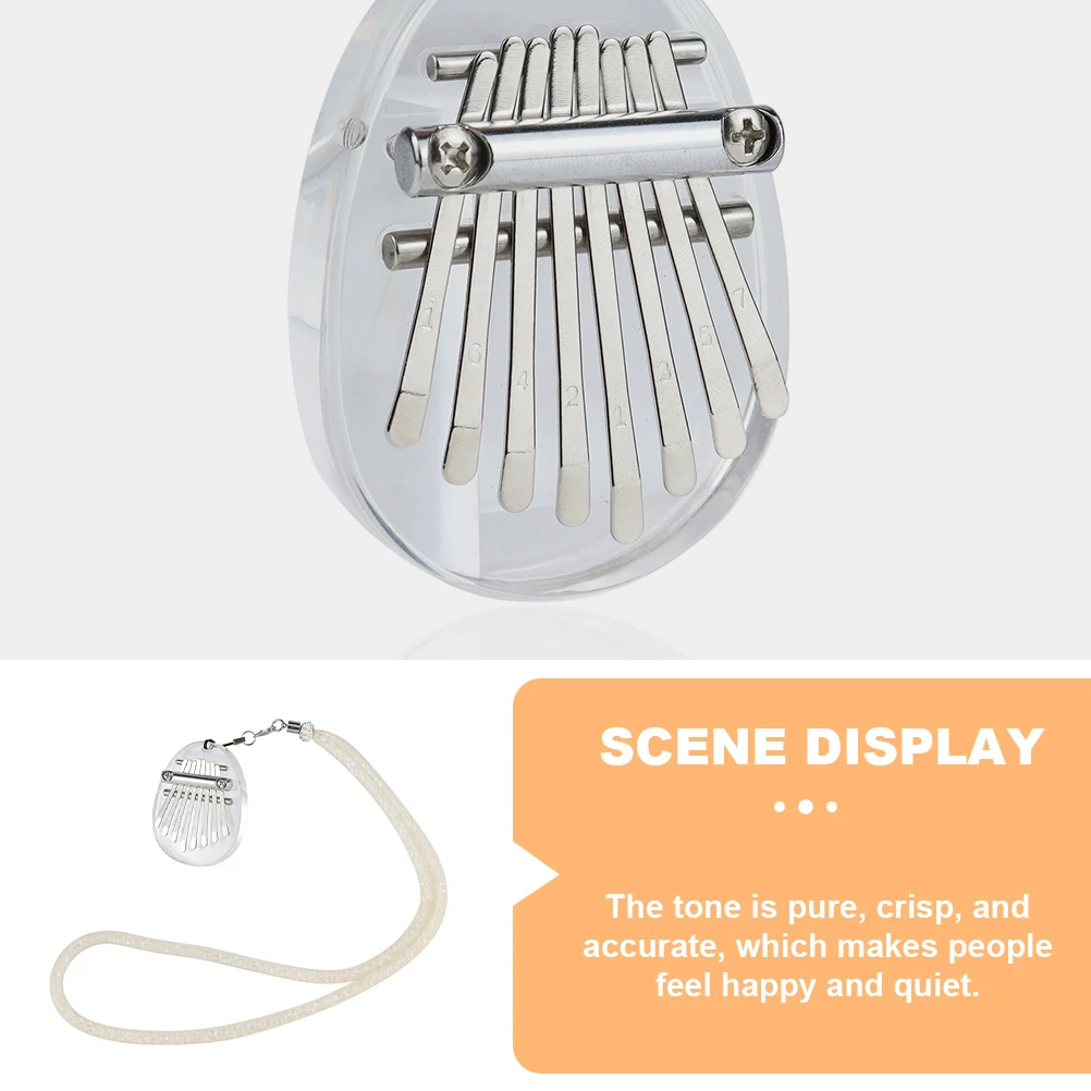 

Thumb Keyboards Music Instruments Transparent Caliber Kalimba Mini Piano Musical