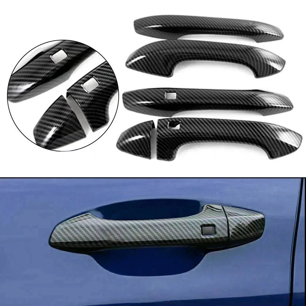 

Suitable for 20-23 models Kia K5 carbon fiber pattern handle sticker Kia K5 exterior door handle sticker handle decoration