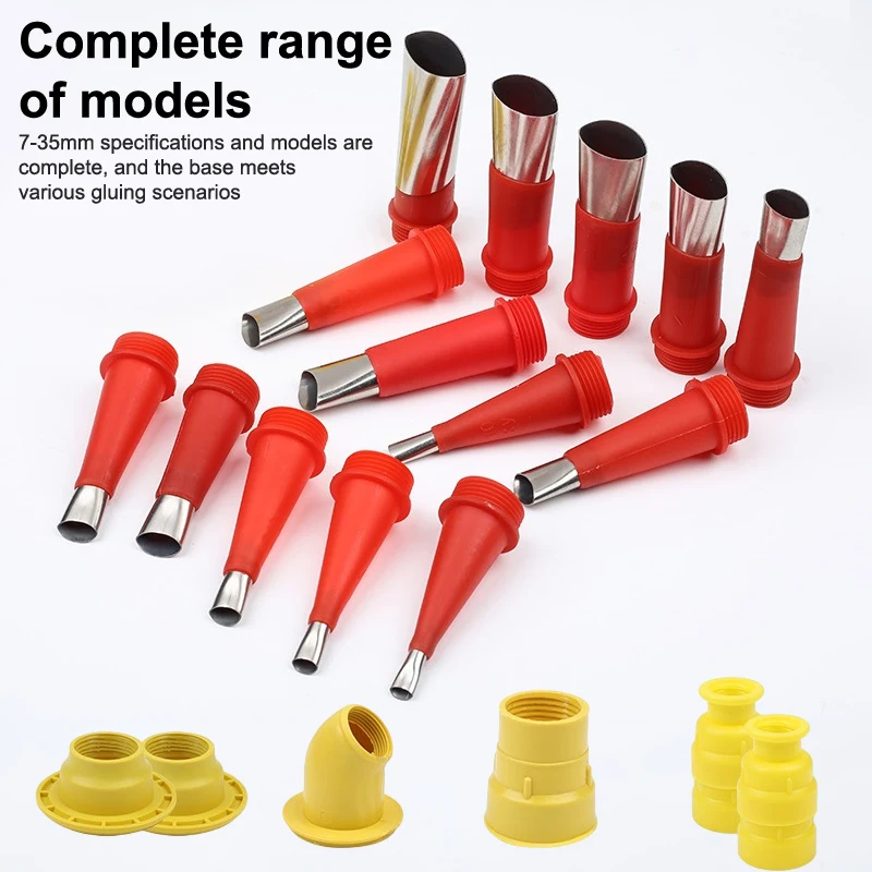 20PCS Rvs Kalefateren Nozzle Applicator Breeuwen Finisher Lijm Tool Keuken Badkamer Wastafel Siliconenkit Afwerking Tool