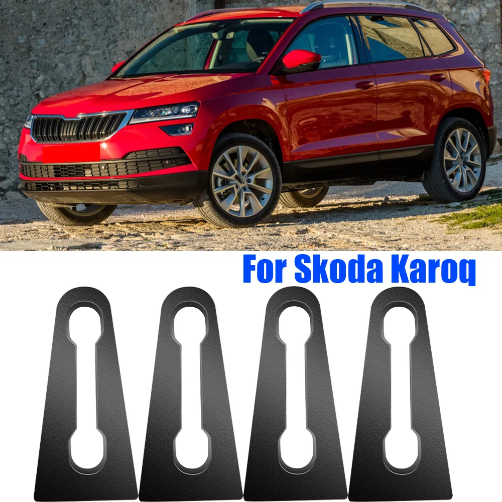 2/4Pcs Car Door Lock Sound Deadener Damper Buffer For Skoda Karoq 2017 2018 2019 2020 2021 2022 Soundproof Stopper Noise Quiet