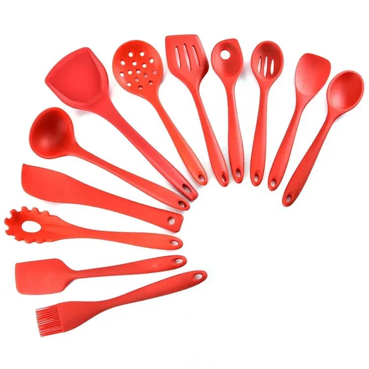 Silicone Cookware Set of 12 Non-stick Silicone Cookware Set Cooking Spatula Tools Kitchen Utensils set cooking tools